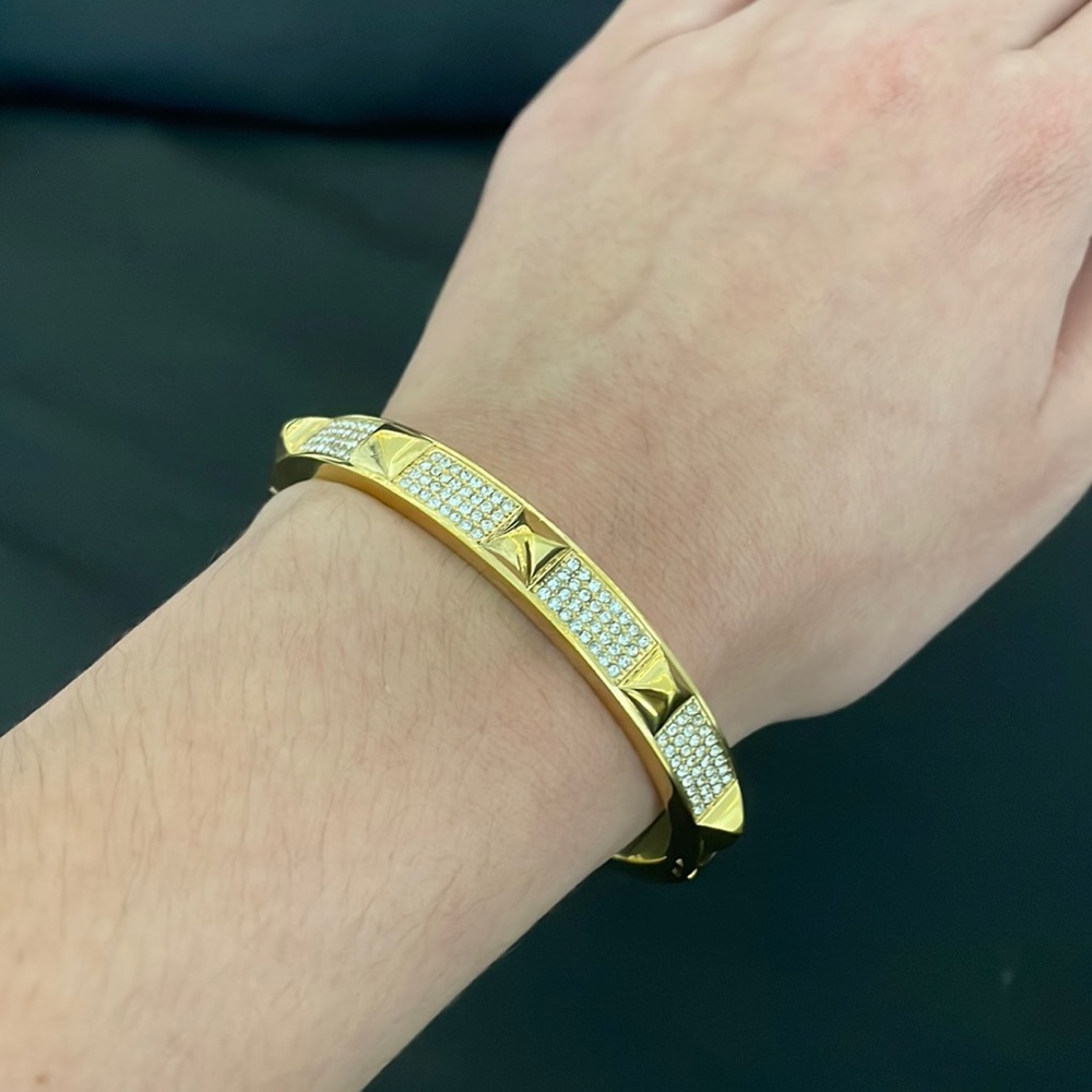 Micheal Kors Gold CZ Bangle